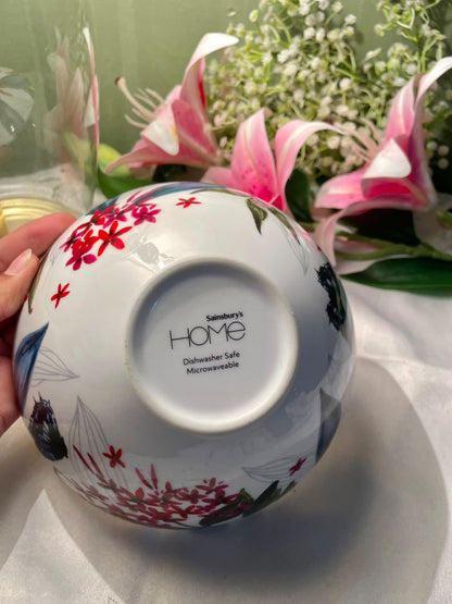 Sainsbury’s Home Floral Large Serving Bowl 7 Inch