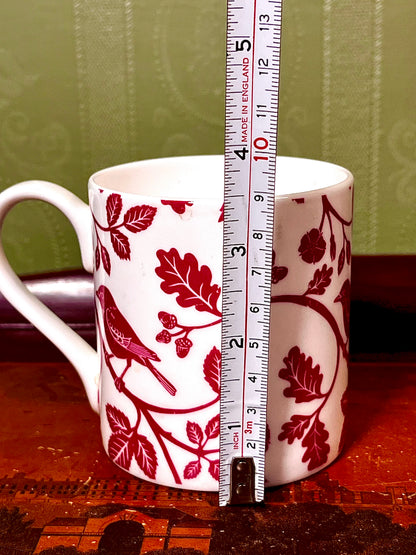 William Watson West Rural Renaissance Fine Bone China Bird & Botanical Mug – Graduate Collection UK