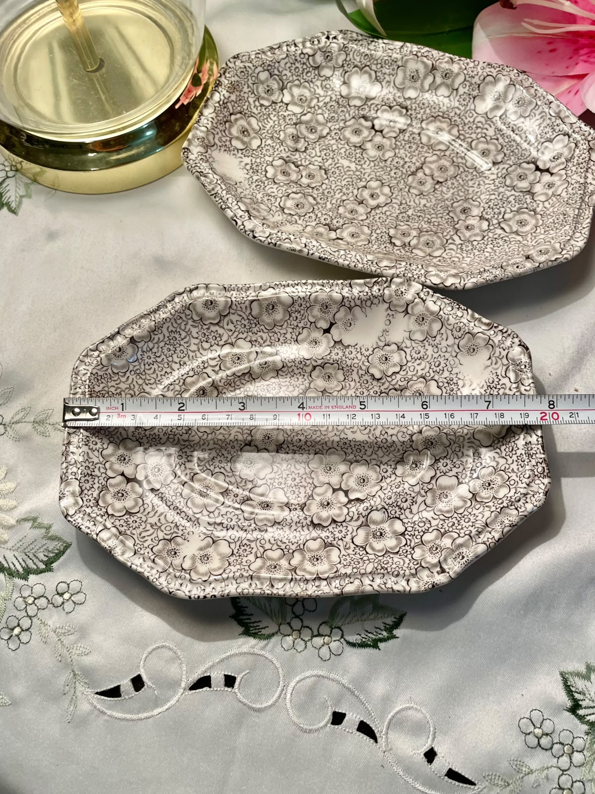 Kensington Chintz Floral Serving Dishes 20 cm – 2 Piece Set