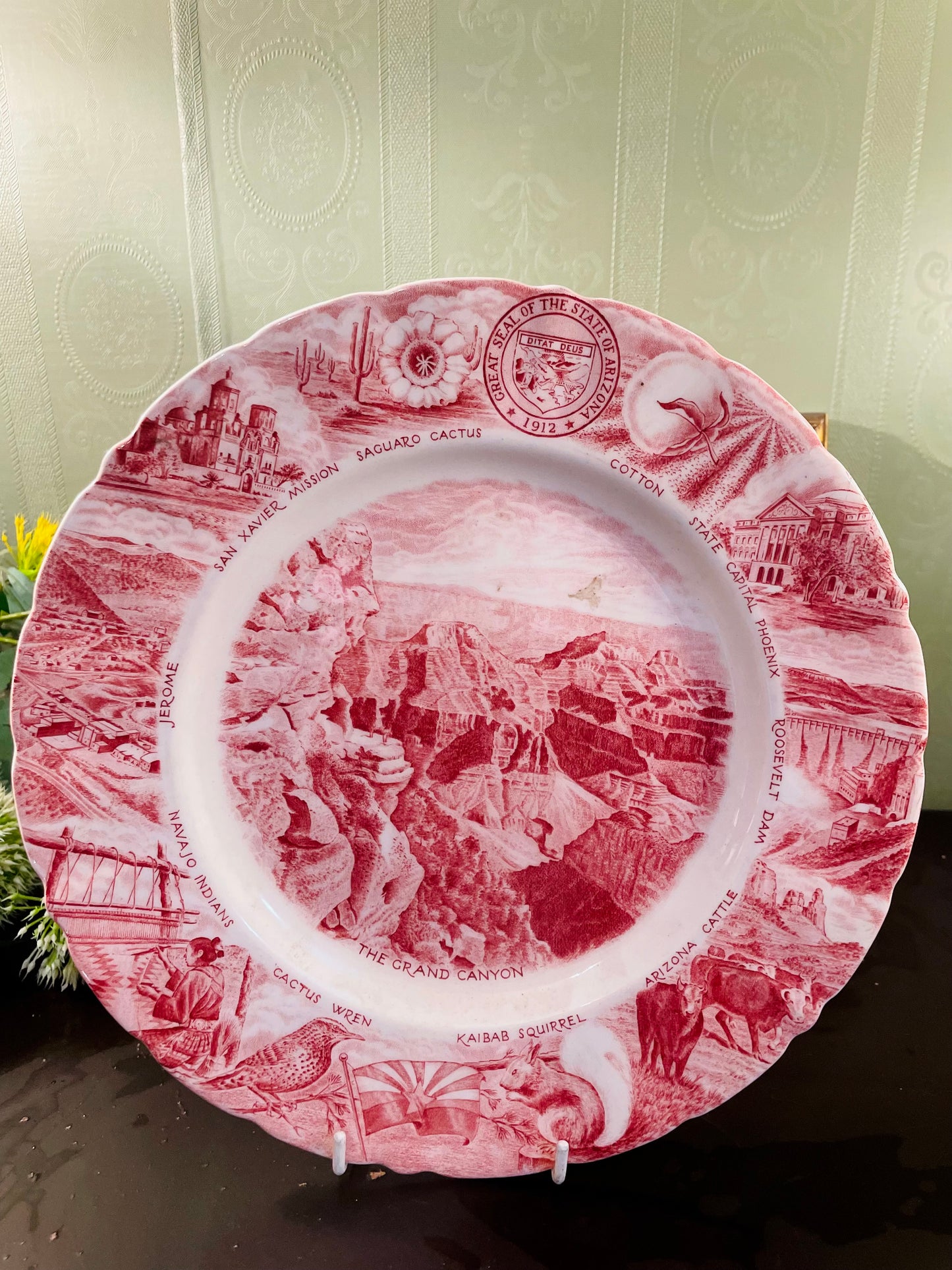 Johnson Brothers Arizona Plate 10.5 Inch Vintage England