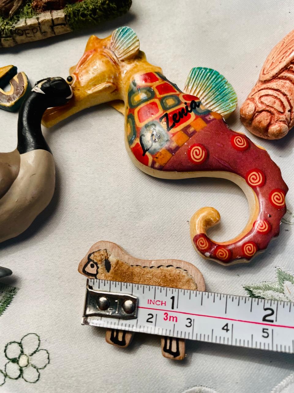 Assorted Animal Magnet Pieces Set of 7