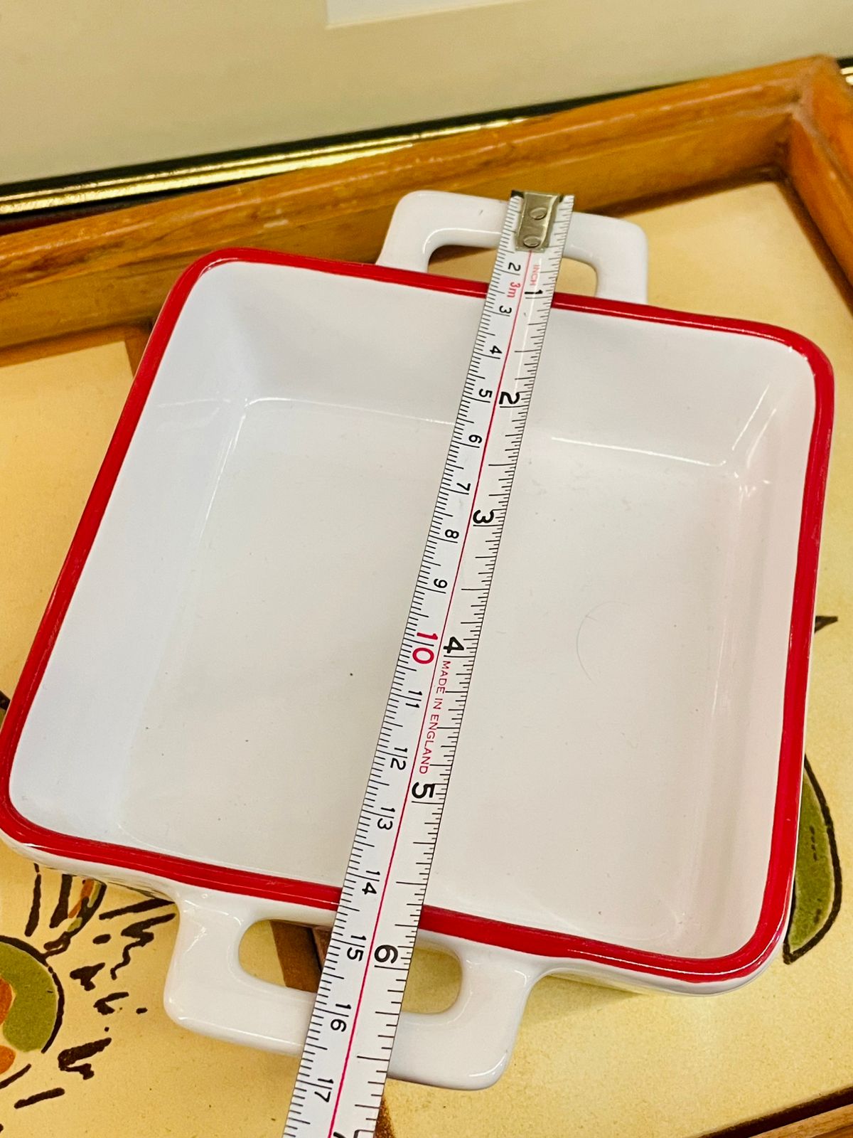 Set of  Ceramic Serving Dishes with Handles – Oval & Square - Oven Safe