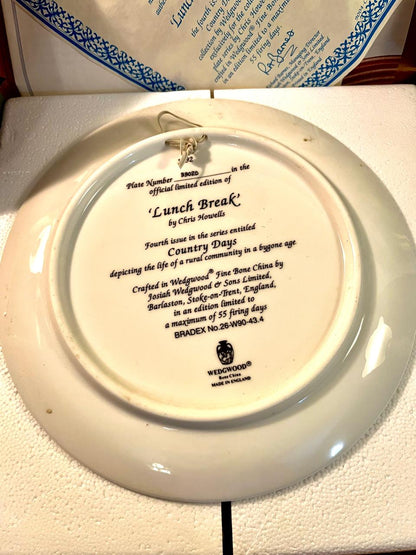 Wedgwood Boxed Country Days Village Pond Plate 20 cm