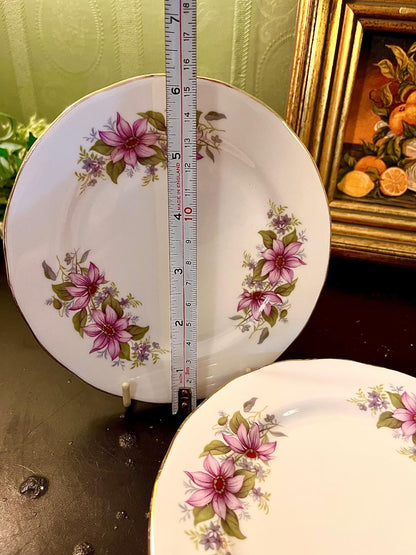 Royal Kent Bone China Dessert Plates Set of 5 – 6 Inch England