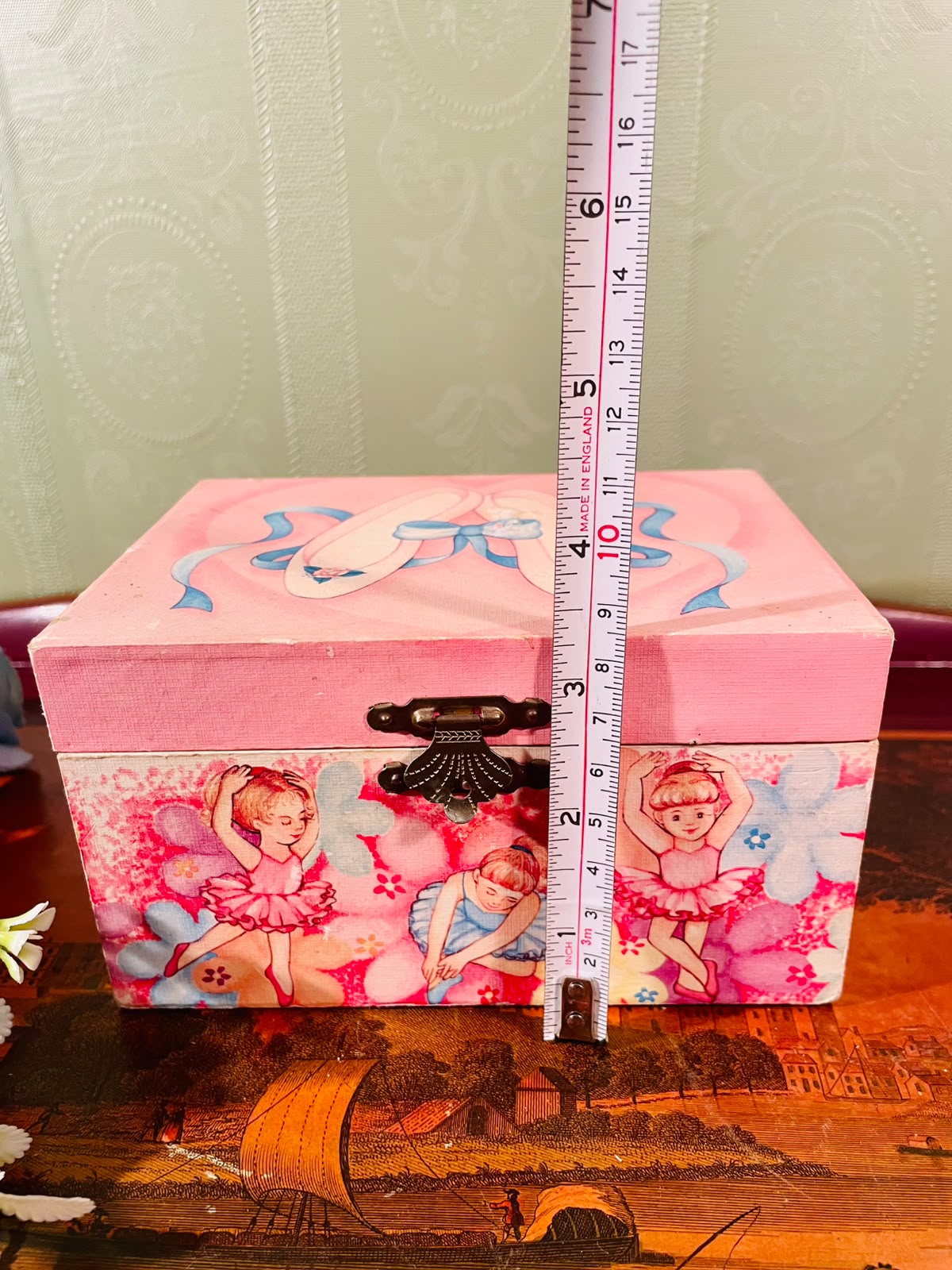 Pink Ballerina Musical Jewellery Box