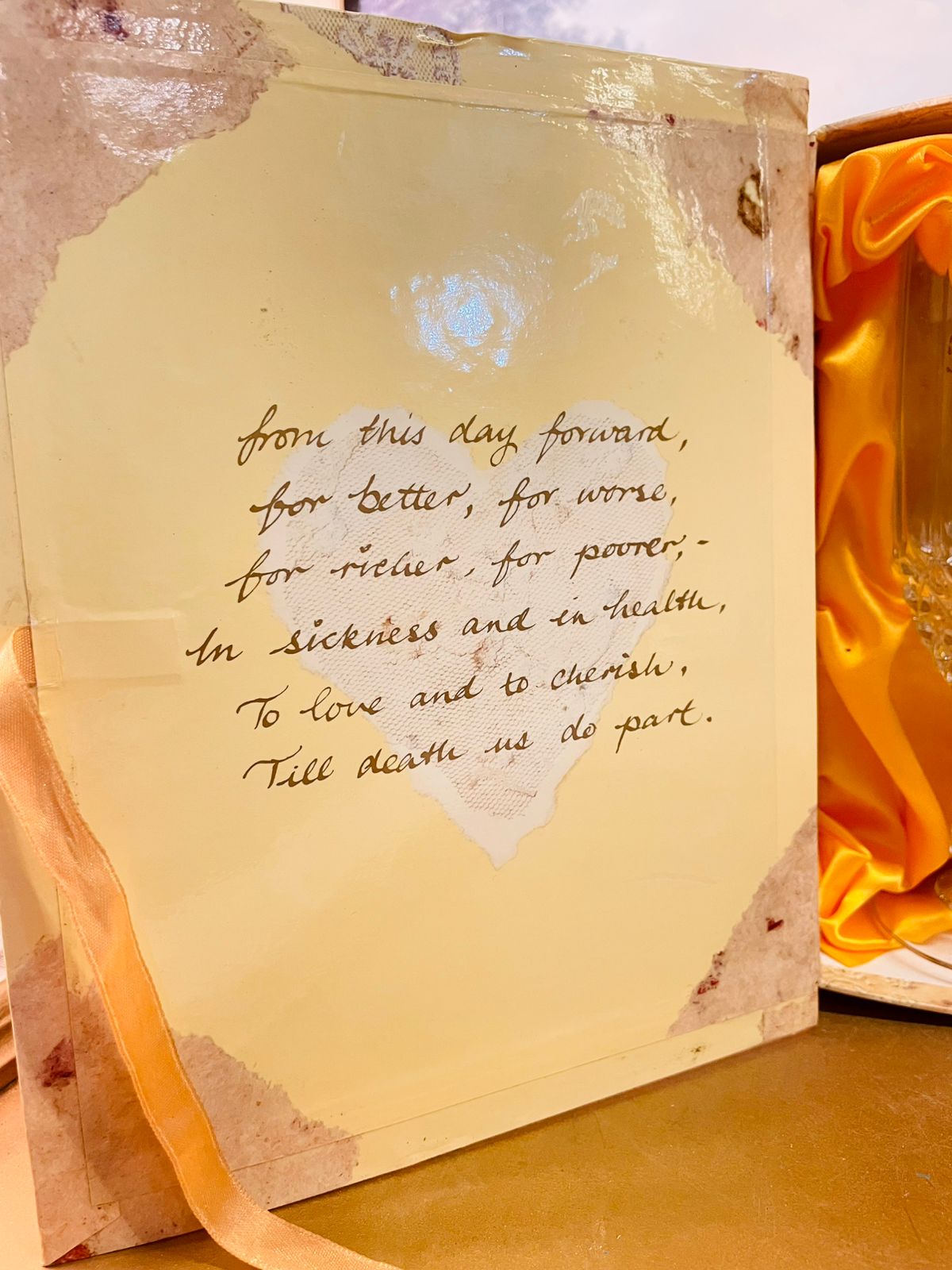 50 Years Together Crystal Glass Set – Anniversary Gift Box