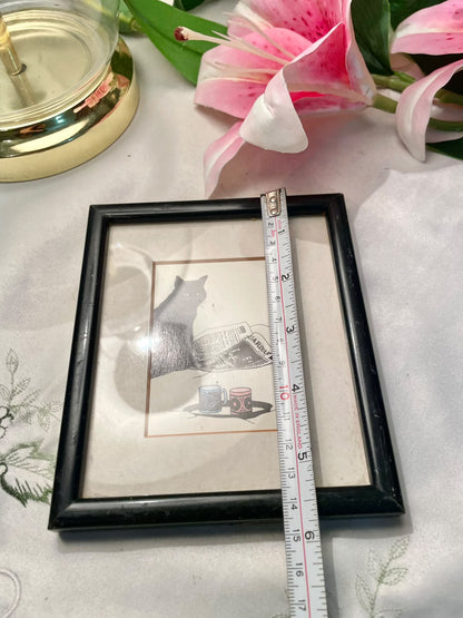 vintage frame late British artist Sue Boettcher 6 inch