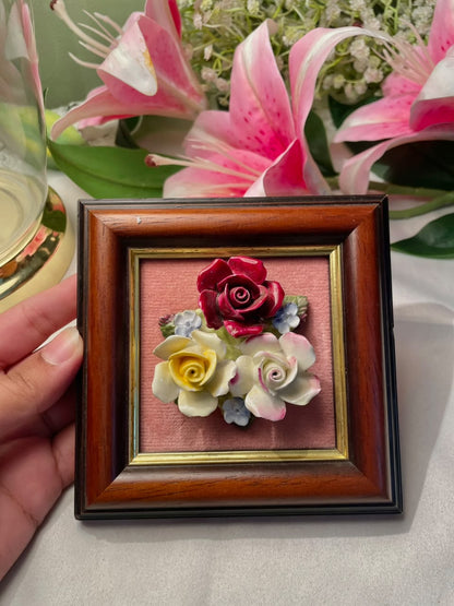 Swangrove Handpainted Bone China Floral Artwork 4.5 Inch