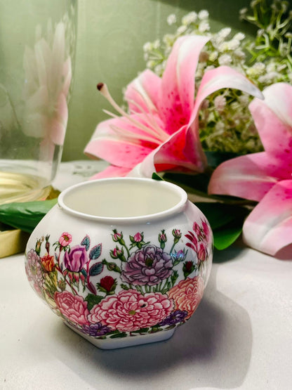 Aynsley Rose Garden Fine Bone China Floral Bowl 8cm
