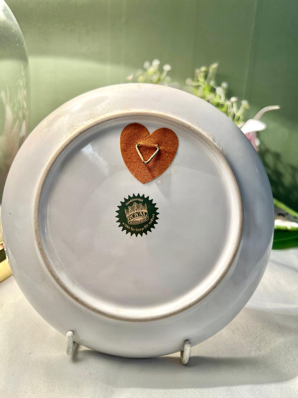 Royal Schwaben Winter Windmill Decorative Wall Plate 16cm