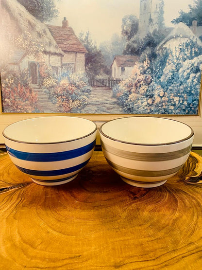 ProCook Coastal Stoneware Bowls Set of 2