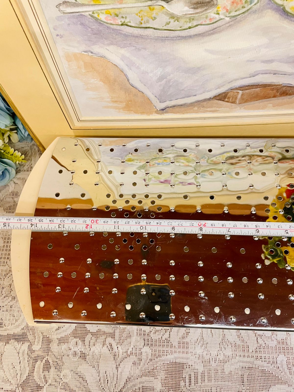 Stainless Steel Large Food Warmer – Elegant Tabletop Serving Stand