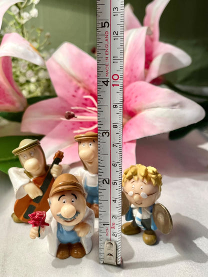 Mini Character Figurine Set – 4 Piece, Approx. 7.5 cm