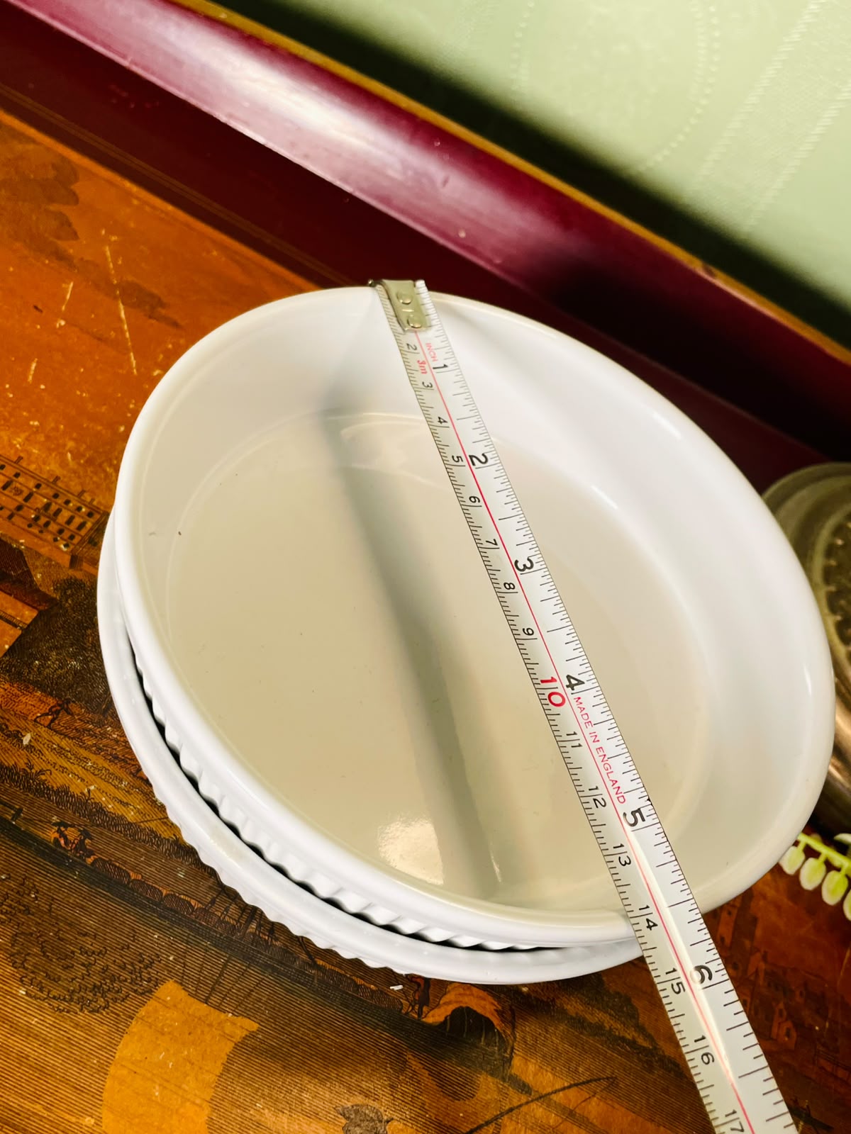 White Oven-Safe Oval Baking Dishes – 2 Pieces, 15 cm