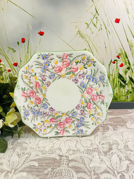 Hammersley Bridal Rose Bone China Floral Plate