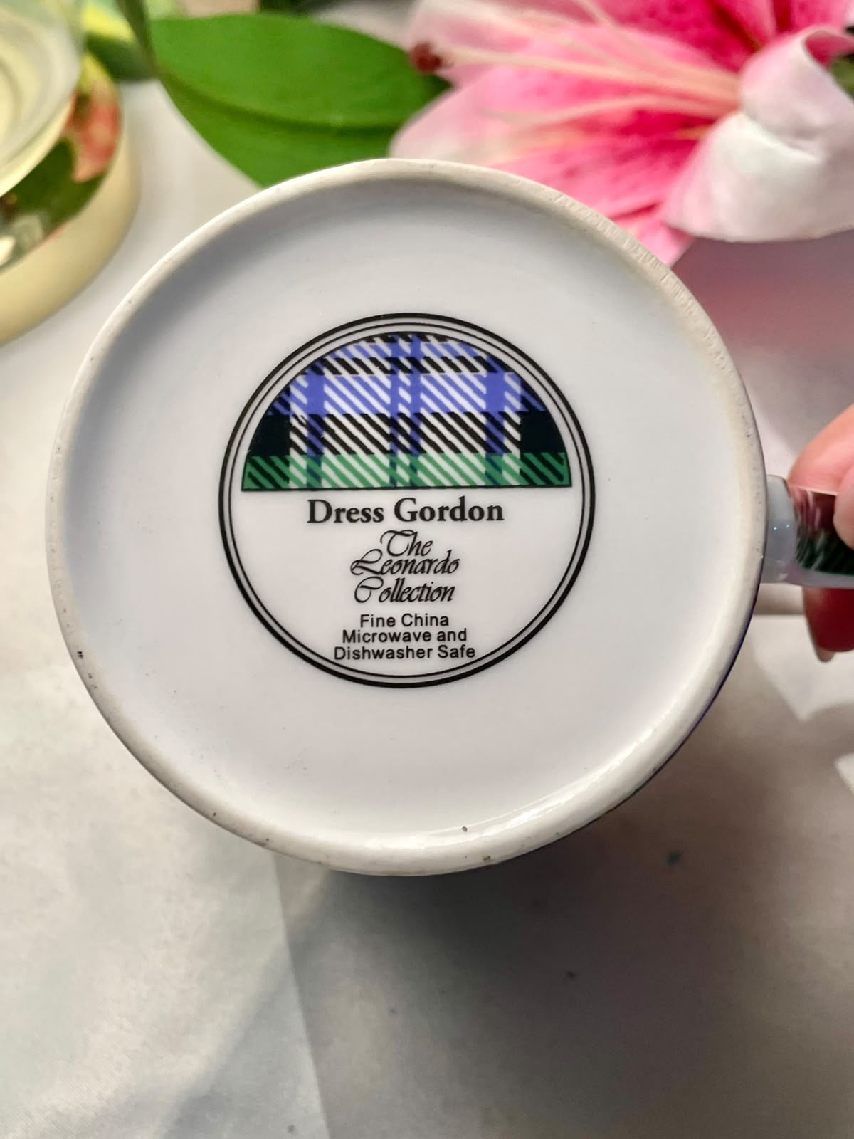 Leonardo Collection Dress Gordon Tartan Fine China Mug 9.5cm