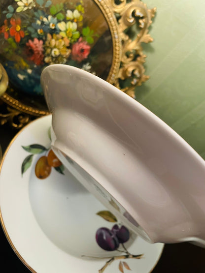 Royal Worcester Evesham Fruit Rimmed Deep Plates Set of 2