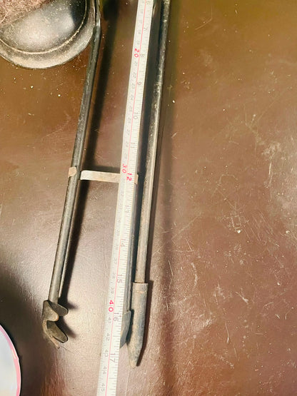 Vintage Fireplace Tool Set with Stand – 4 Piece, 21 Inch