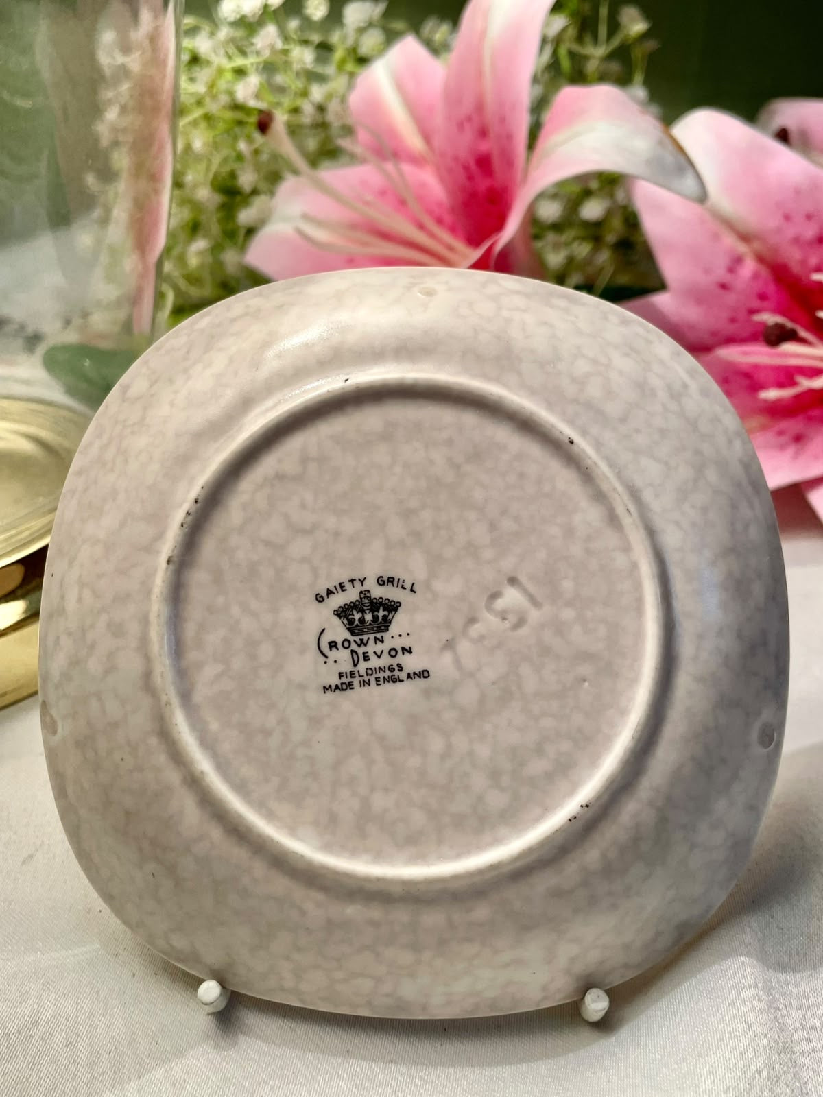 Fieldings Gaiety Grill Vegetable Decorative Plate 4.5 in