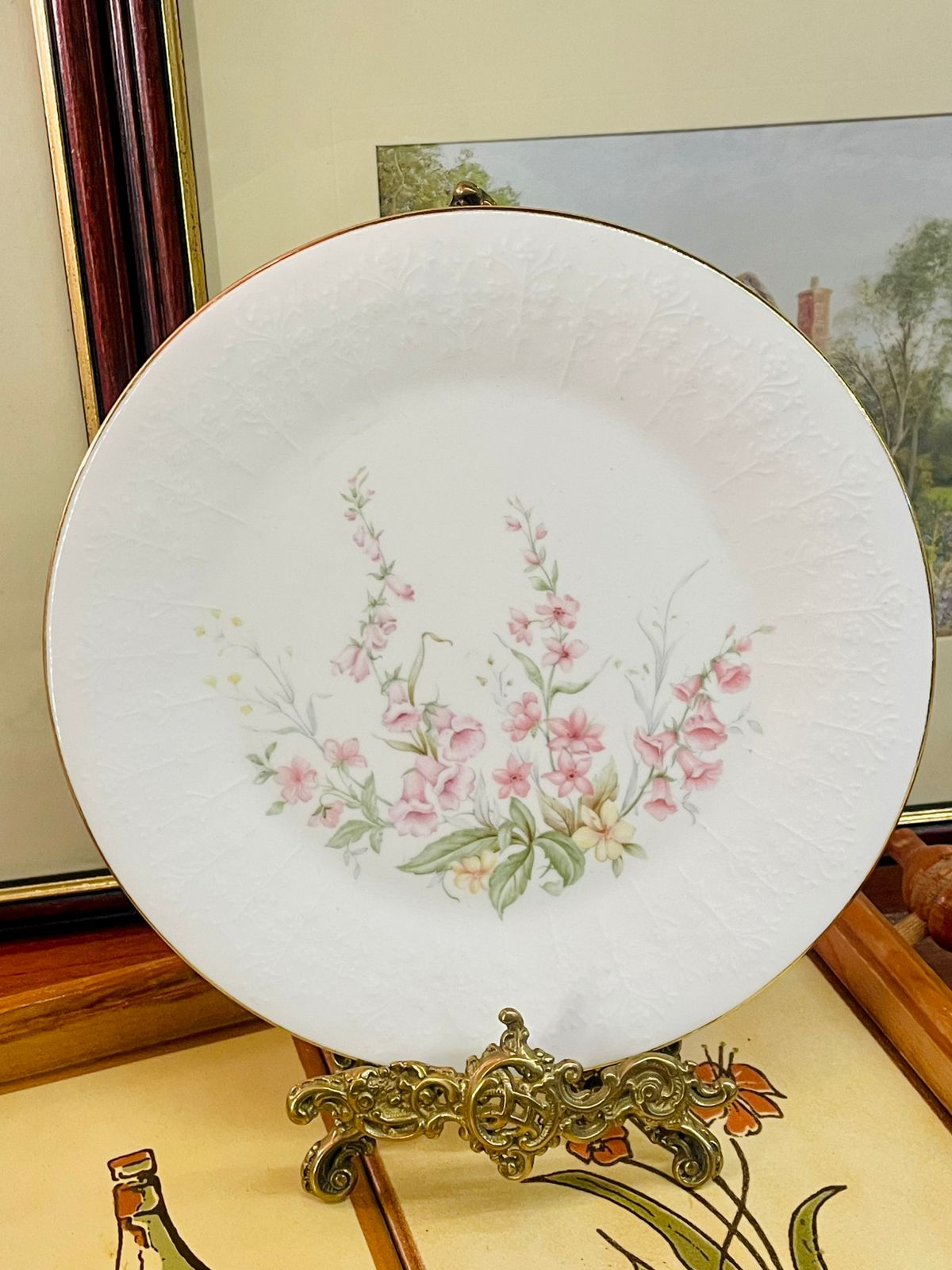 Royal Albert “For All Seasons – Parkland” Floral Plates (Set of 4)(3200 each)