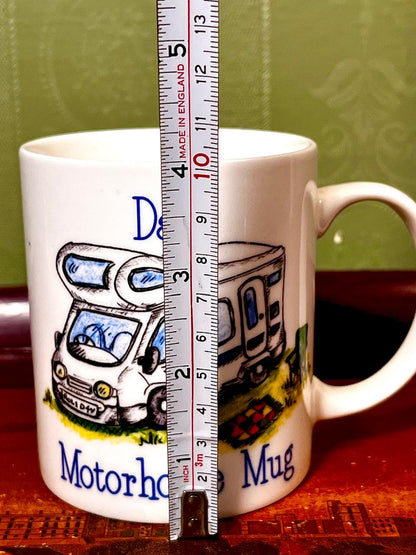 Louisa Doulain Dad’s Motorhome New Bone China Mug – 4"