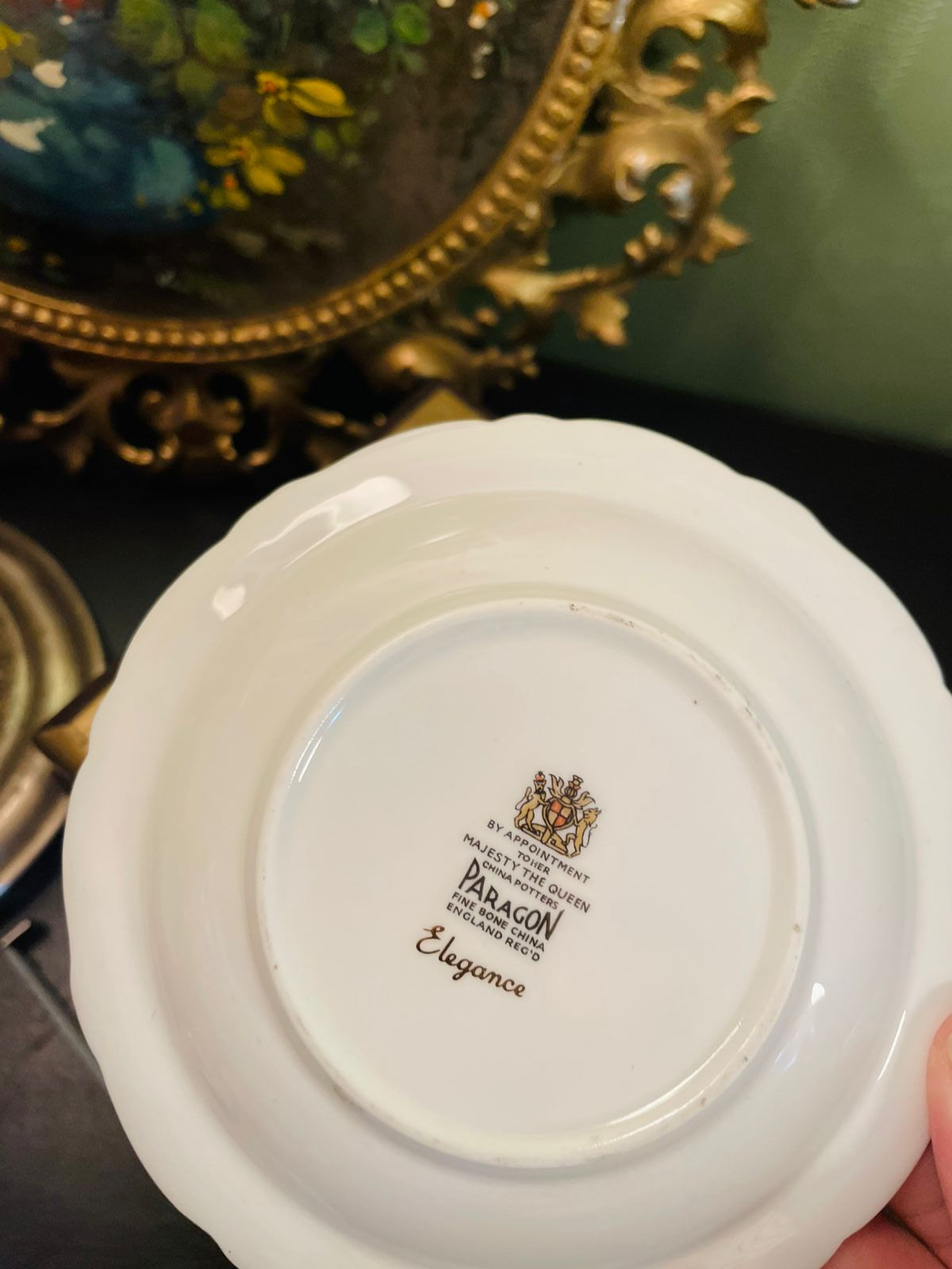 Paragon Elegance Bone China Mini Plate 4.5 Inch England