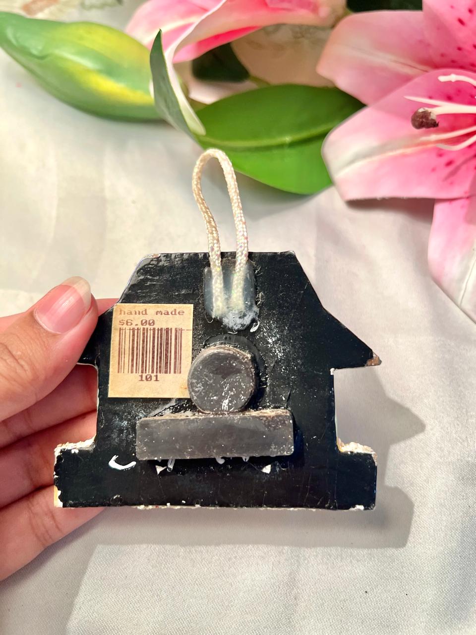 Cayman Islands Handmade Cottage Hanging Ornament 4"