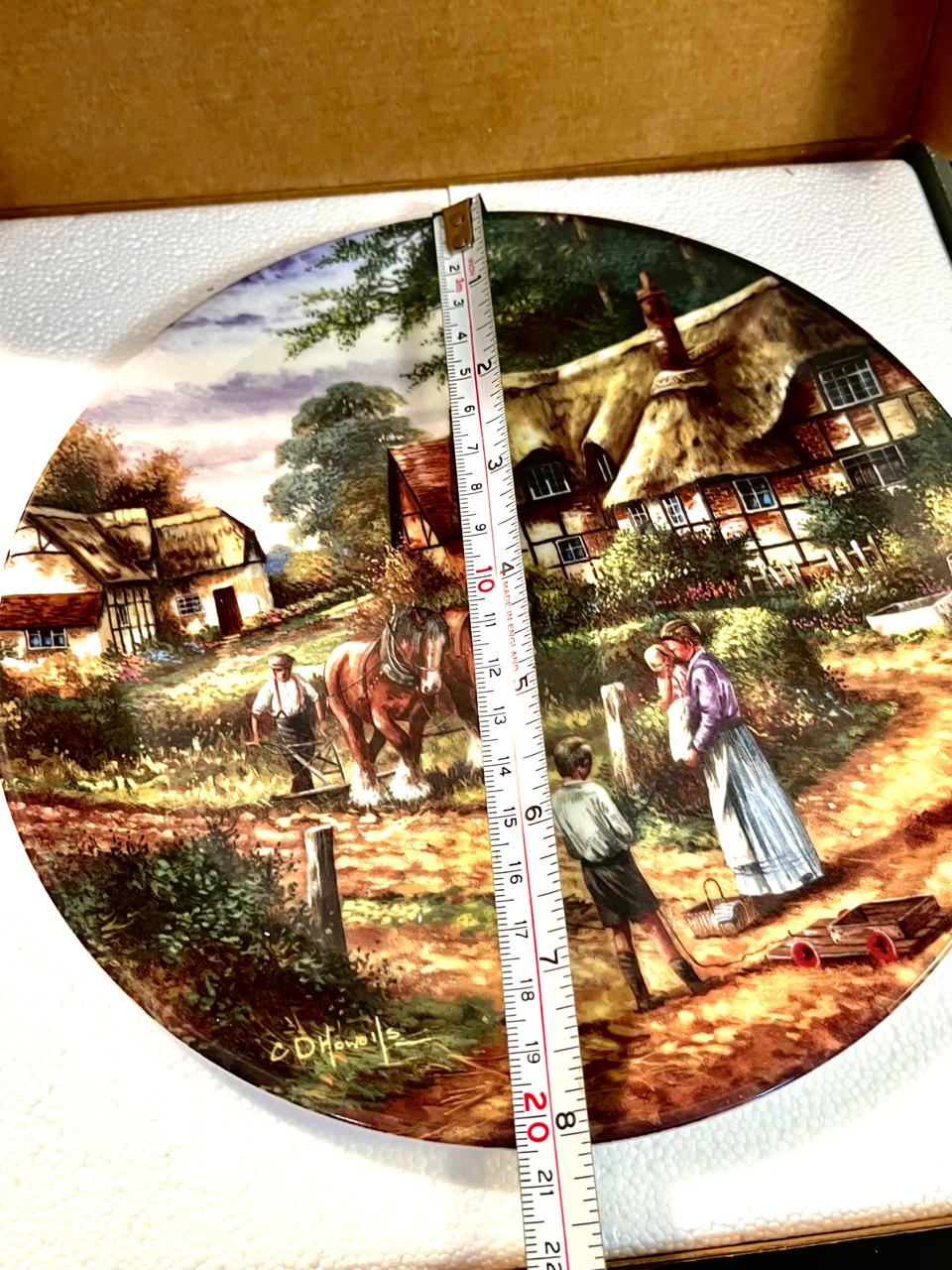 Wedgwood Boxed Country Days Ploughing Plate 20 cm