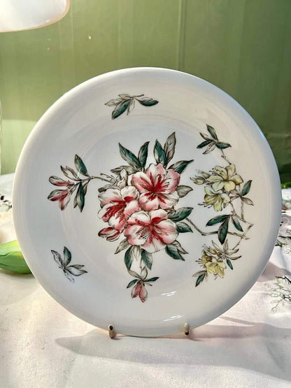 Johnson Bros Windsor Ware Azalea Floral Decor Plate Approx 23 cm