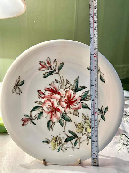 Johnson Bros Windsor Ware Azalea Floral Decor Plate Approx 23 cm
