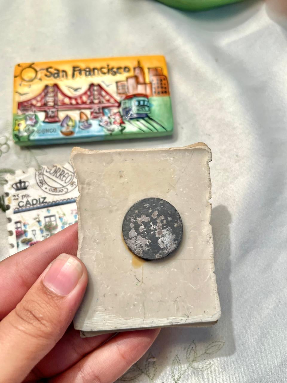 San Francisco, Cádiz & Guernsey Travel Magnet Souvenir Set – 3 Pcs