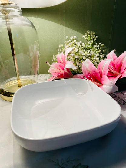 Jamie Oliver Queens White Oven-Safe Serving Dish Approx. 23 cm