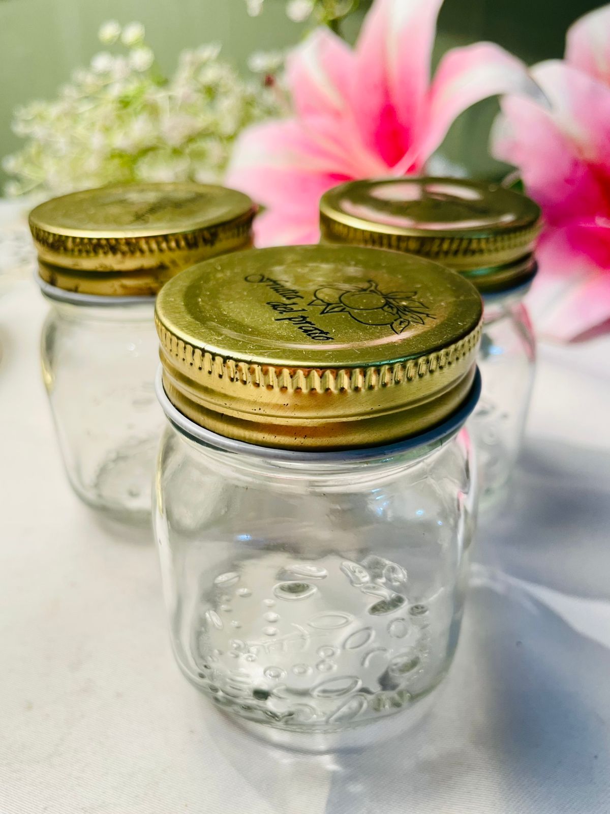 Frutta del Prato Crystal Storage Jars 3pc Set 150ml