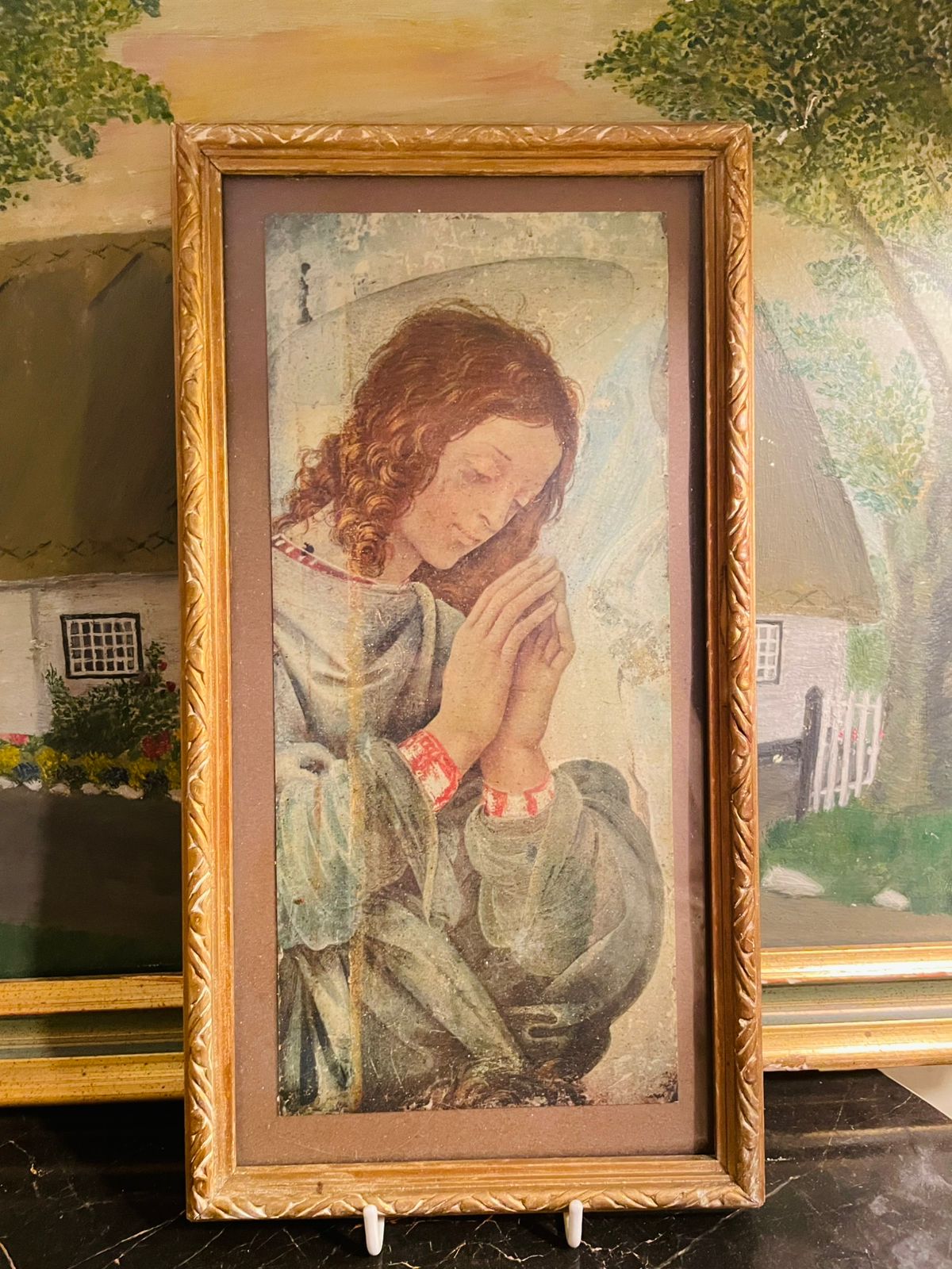 Angel Adoring Framed Print by Filippino Lippi – Fine Art Wall Frame