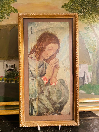 Angel Adoring Framed Print by Filippino Lippi – Fine Art Wall Frame