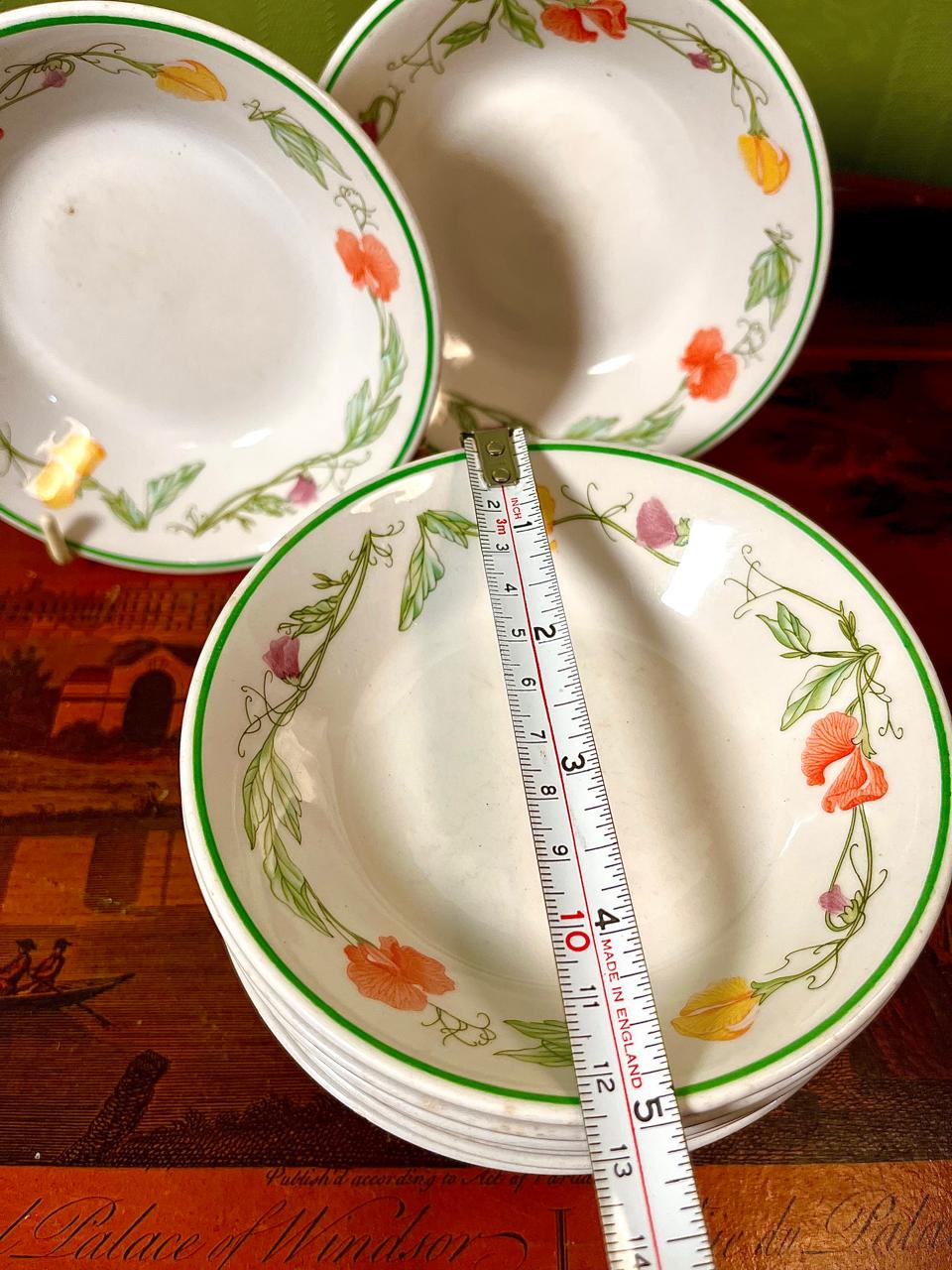 Johnson Brothers Floral Deep Bowls | Set of 8 | Made in England