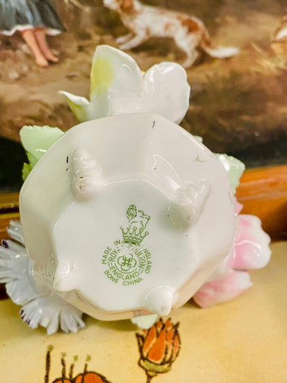 Vintage Bone China Mixed Flower Posy – Made in England