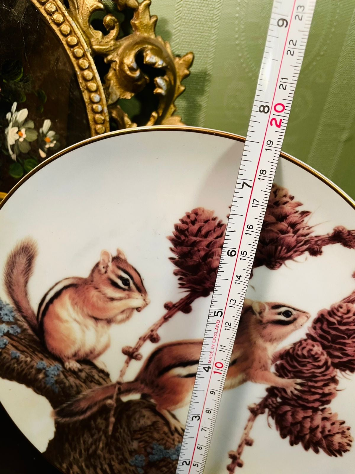 The Forest Year “Squirrels Sample the October Harvest” Decorative Plate