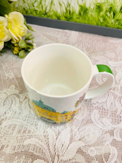 Melbourne Australia Skyline & Victoria Landmark Ceramic Mug – Souvenir Coffee Cup