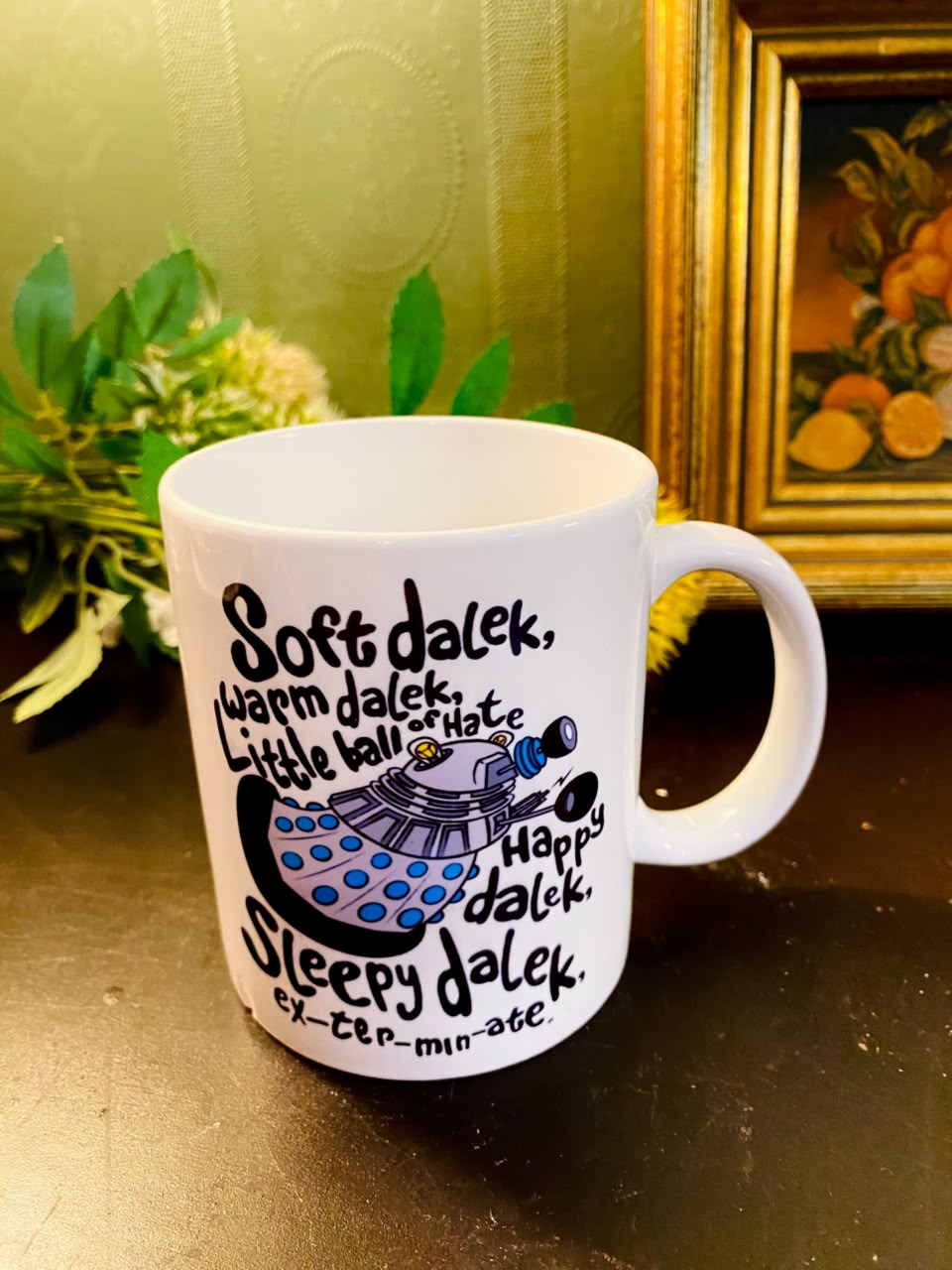 Doctor Who Dalek Ceramic Mug 4 Inch Novelty Collectible Cup