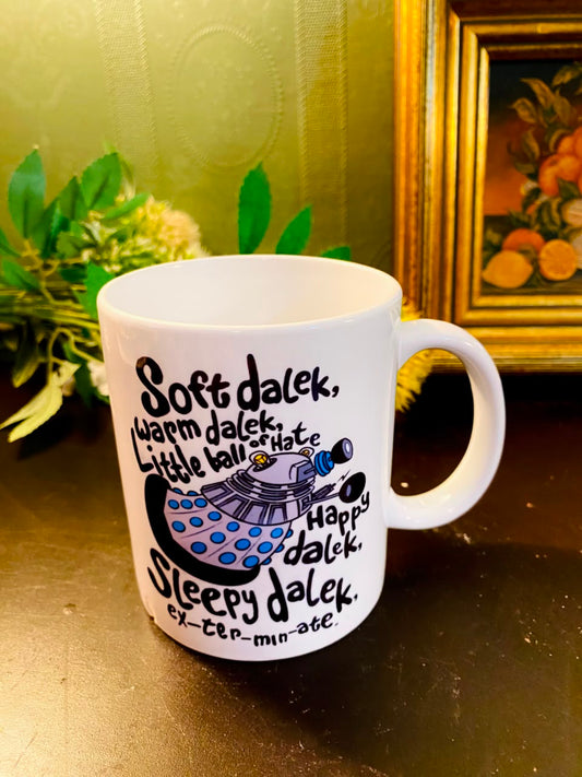 Doctor Who Dalek Ceramic Mug 4 Inch Novelty Collectible Cup