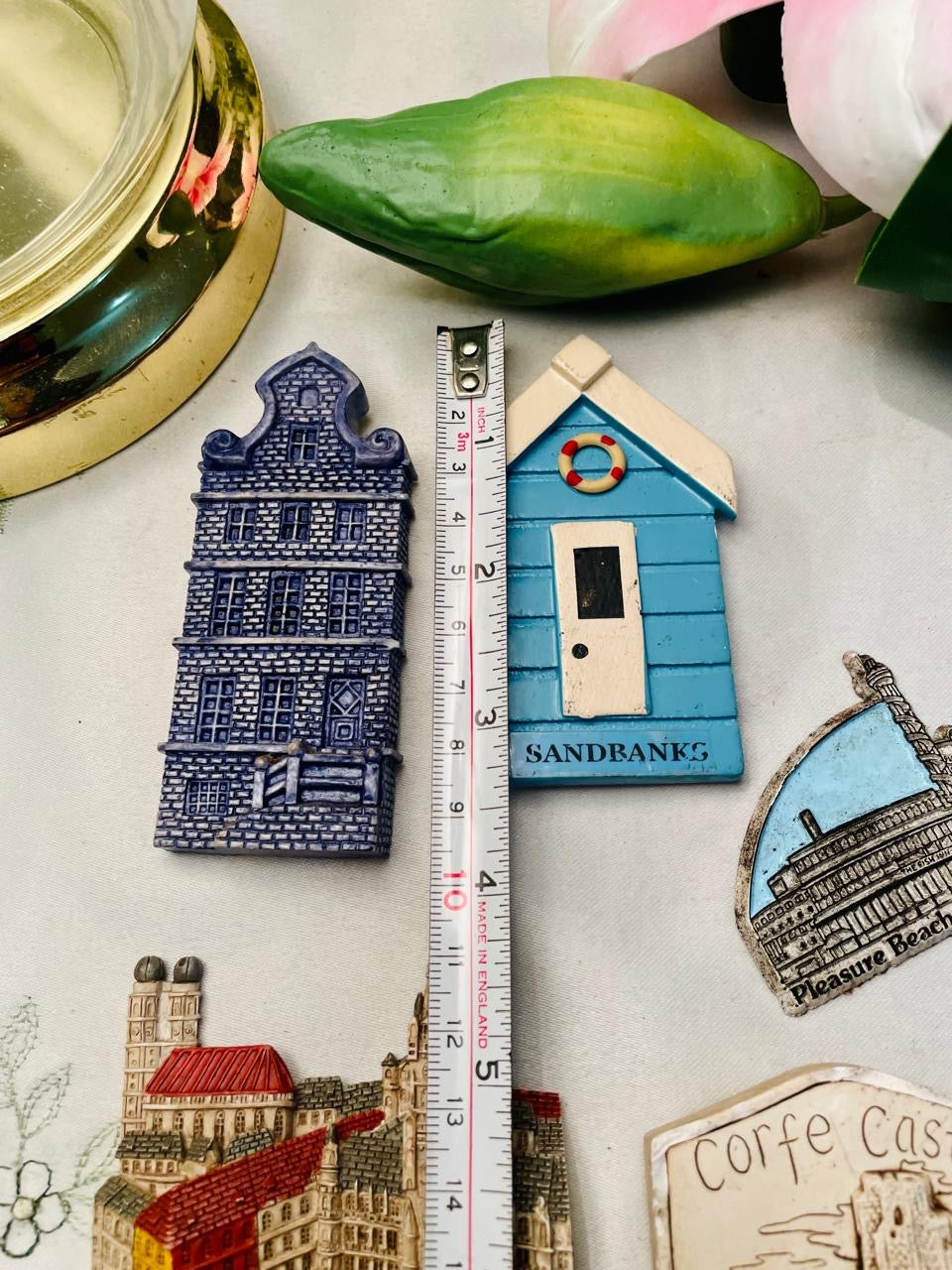 House Travel Landmark Magnet Pieces Set of 5
