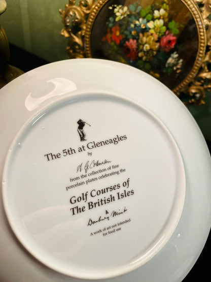 The 5th at Gleneagles Golf Course Porcelain Decor Plate – A.G. Hobson