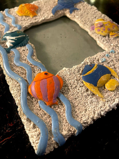 Ocean Theme Kids Photo Frame | 3D Fish Decorative Frame