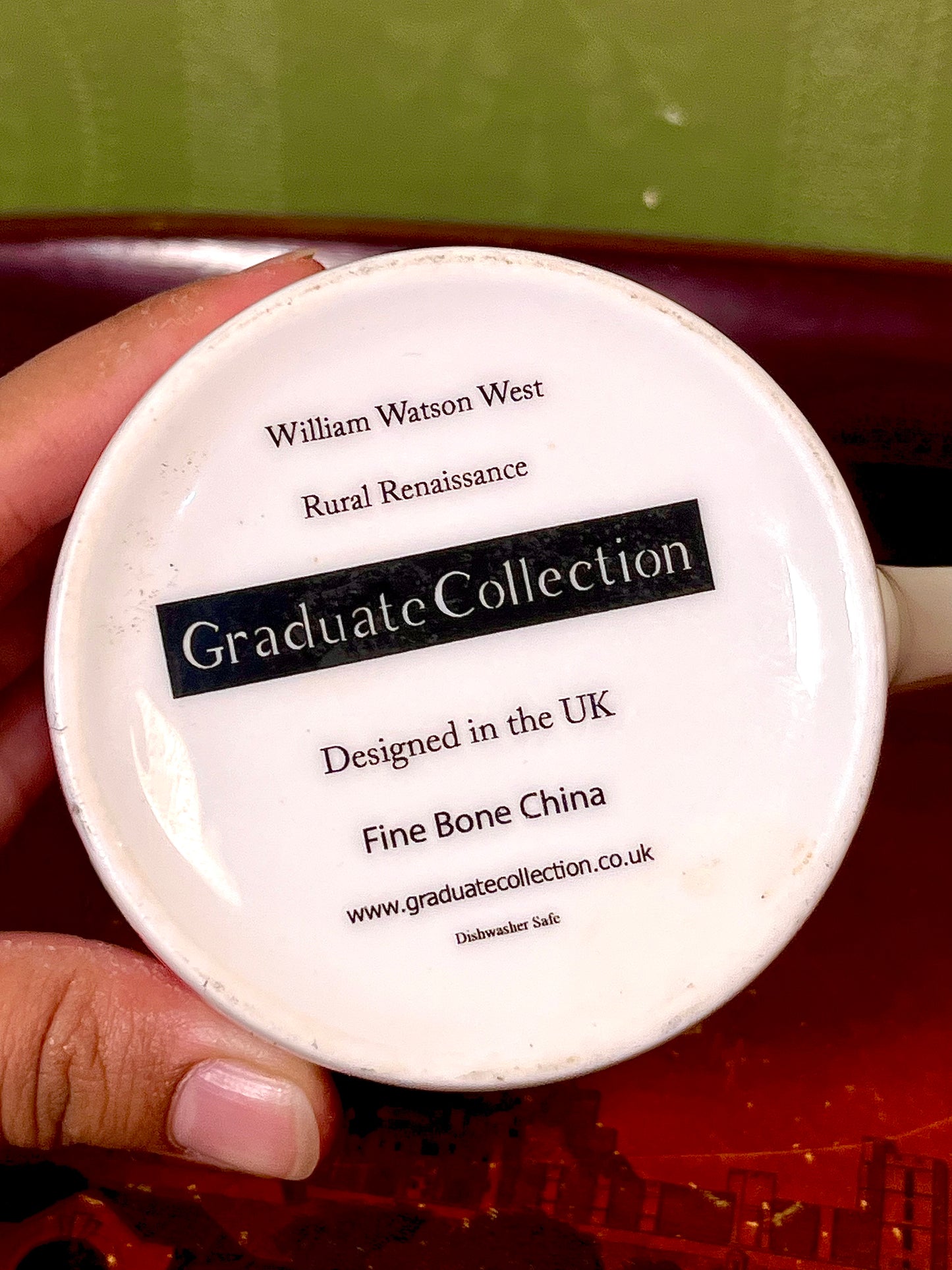 William Watson West Rural Renaissance Fine Bone China Bird & Botanical Mug – Graduate Collection UK