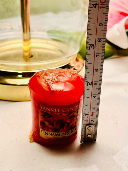 Yankee Candle Cinnamon Stick Red Scented Votive Candle 49g