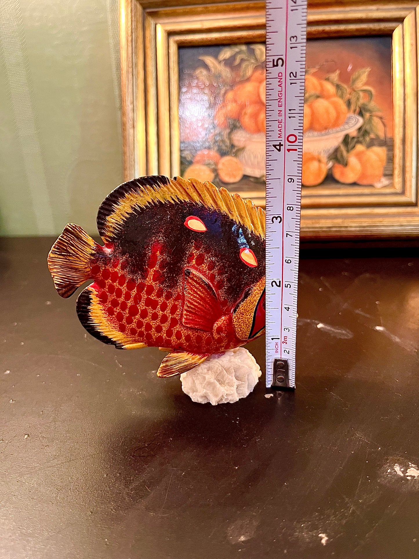 Tropical Fish Figurine – Colourful Decorative Aquarium Ornament
