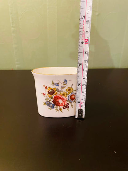 Royal Worcester Floral Bone China Small Vase