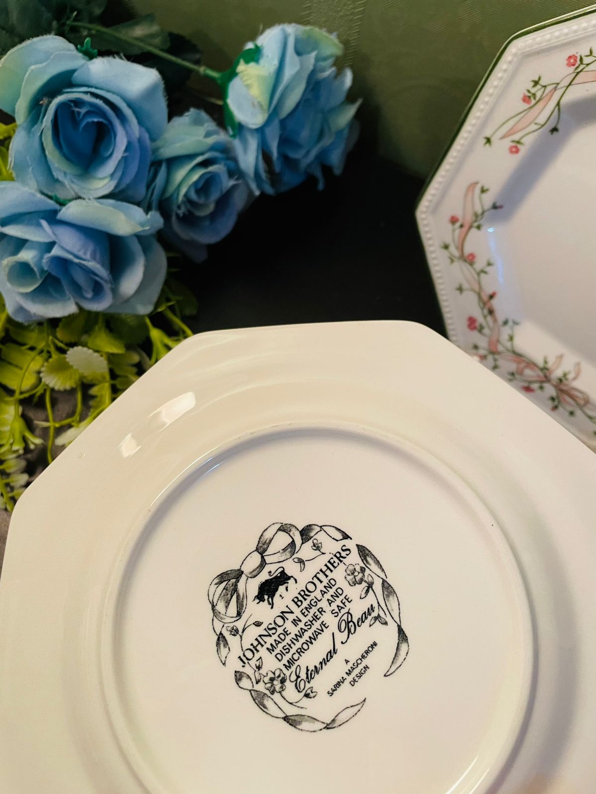 Johnson Brothers Eternal Beau Side Plates Set of 5 Vintage