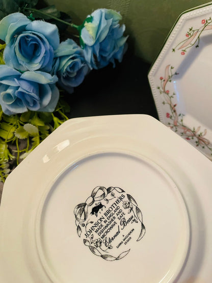 Johnson Brothers Eternal Beau Side Plates Set of 5 Vintage